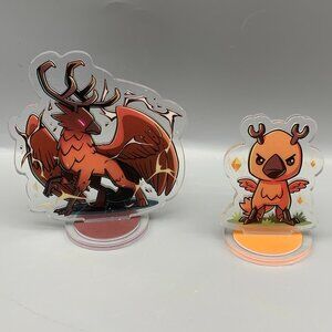 NEW in PKG Casting Shadows Talon Lightfeather & Talon the Dark Storm Acrylic Set